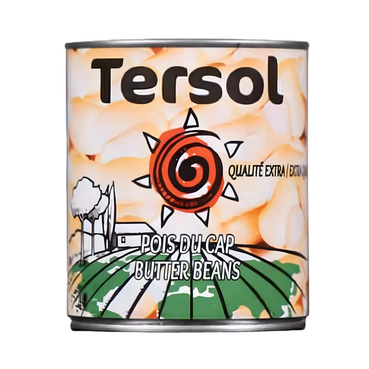 Boîte de Pois du Cap TERSOL - Cuisine Caraïbes, idéale pour plats authentiques, soupes et ragoûts traditionnels antillais.