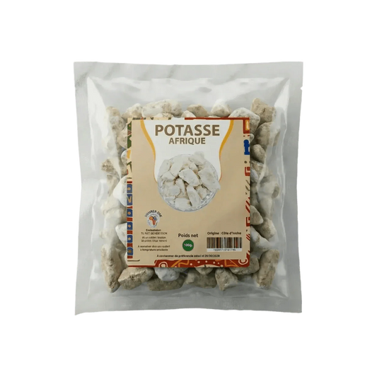 Potasse Afrique de NUMBER ONE, présentée dans un sachet transparent.