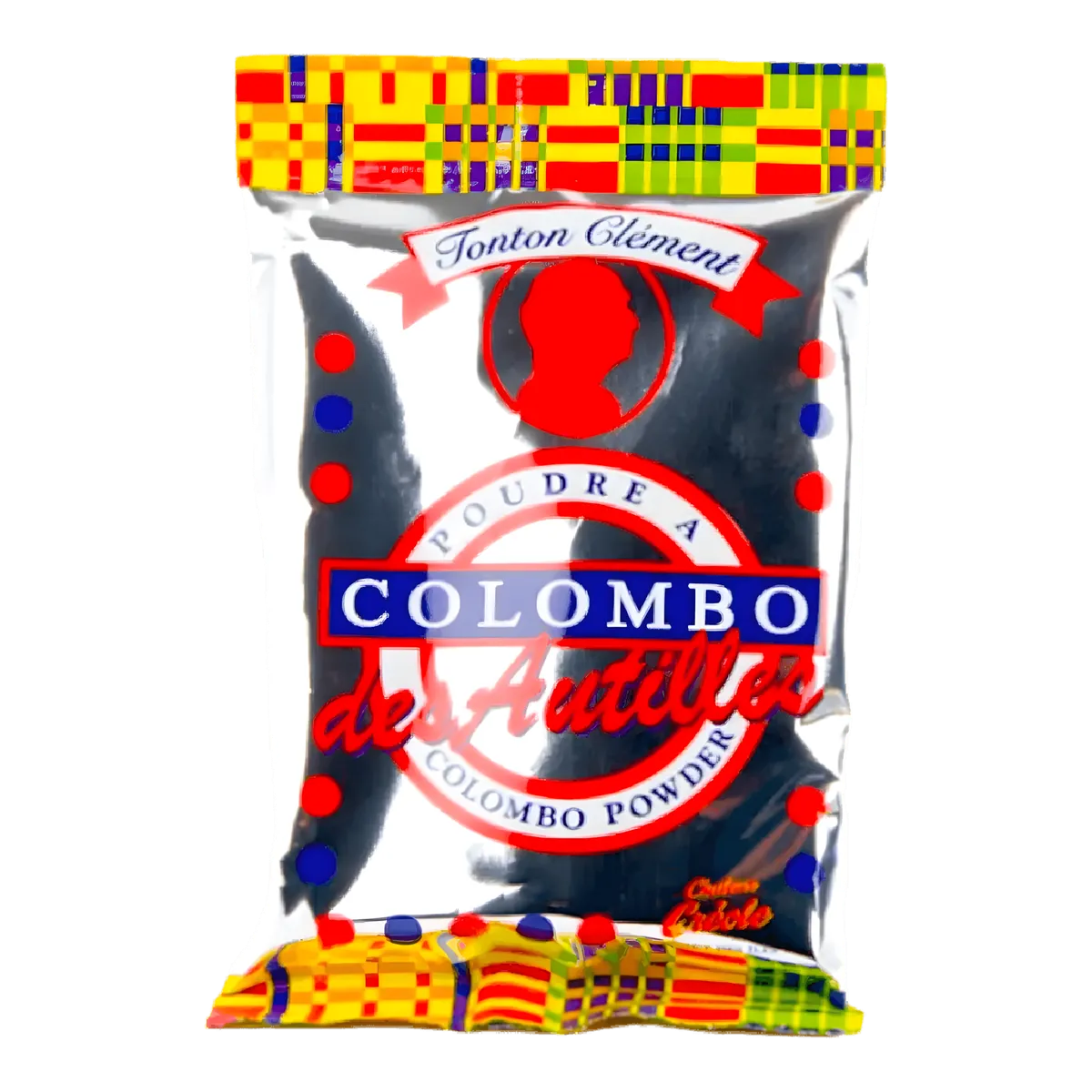 Poudre Colombo Chaleur Créole - Épices Cuisine | Mélange Aromatique en sachet coloré, parfait pour relever viandes, poissons et légumes.