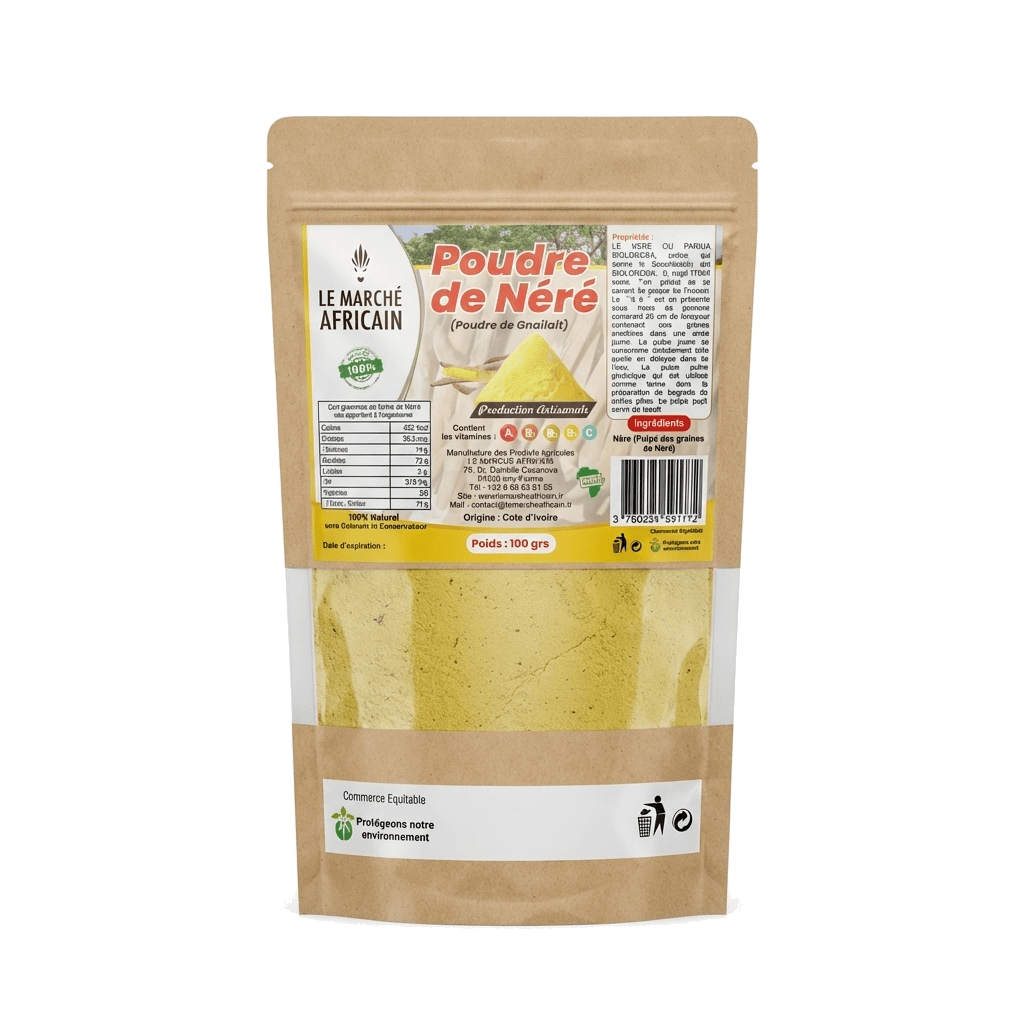 Poudre de Néré LE MARCHÉ AFRICAIN