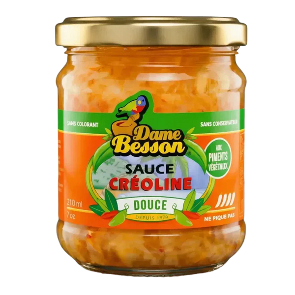 Sauce créoline douce DAME BESSON - vue alternative packaging | Épicerie africaine et caribéenne NKOSI