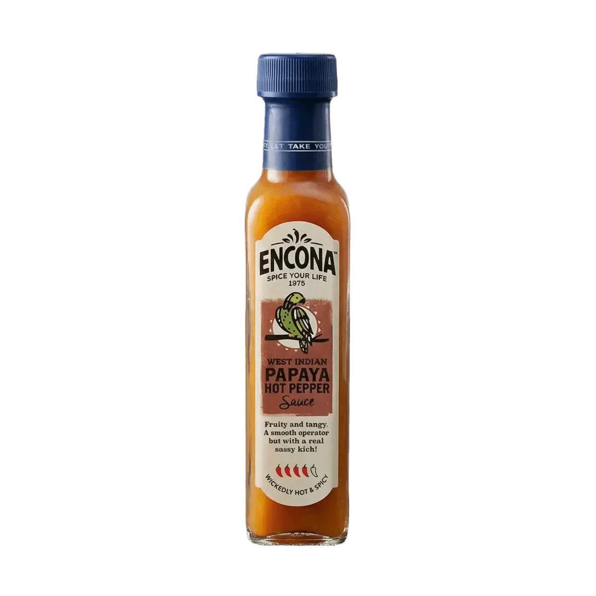 Sauce west indian papaya hot pepper ENCONA — vue alternative packaging | Épicerie africaine et caribéenne NKOSI