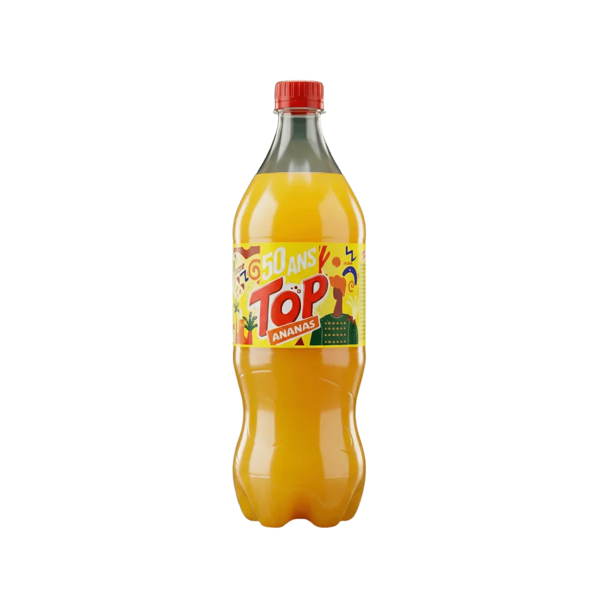 Botella de Top Ananas para los 50 años de la marca.