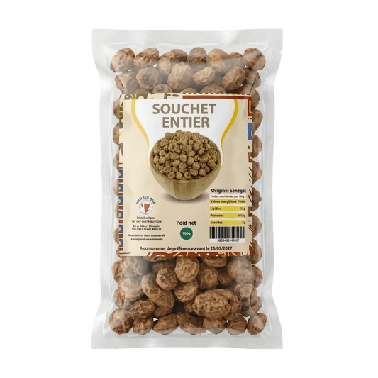 Chufa entera, de NUMBER ONE, presentada en una bolsa transparente.