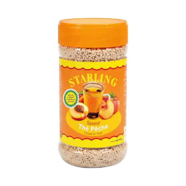 Thé à la pêche STARLING - vue alternative packaging | Épicerie africaine NKOSI