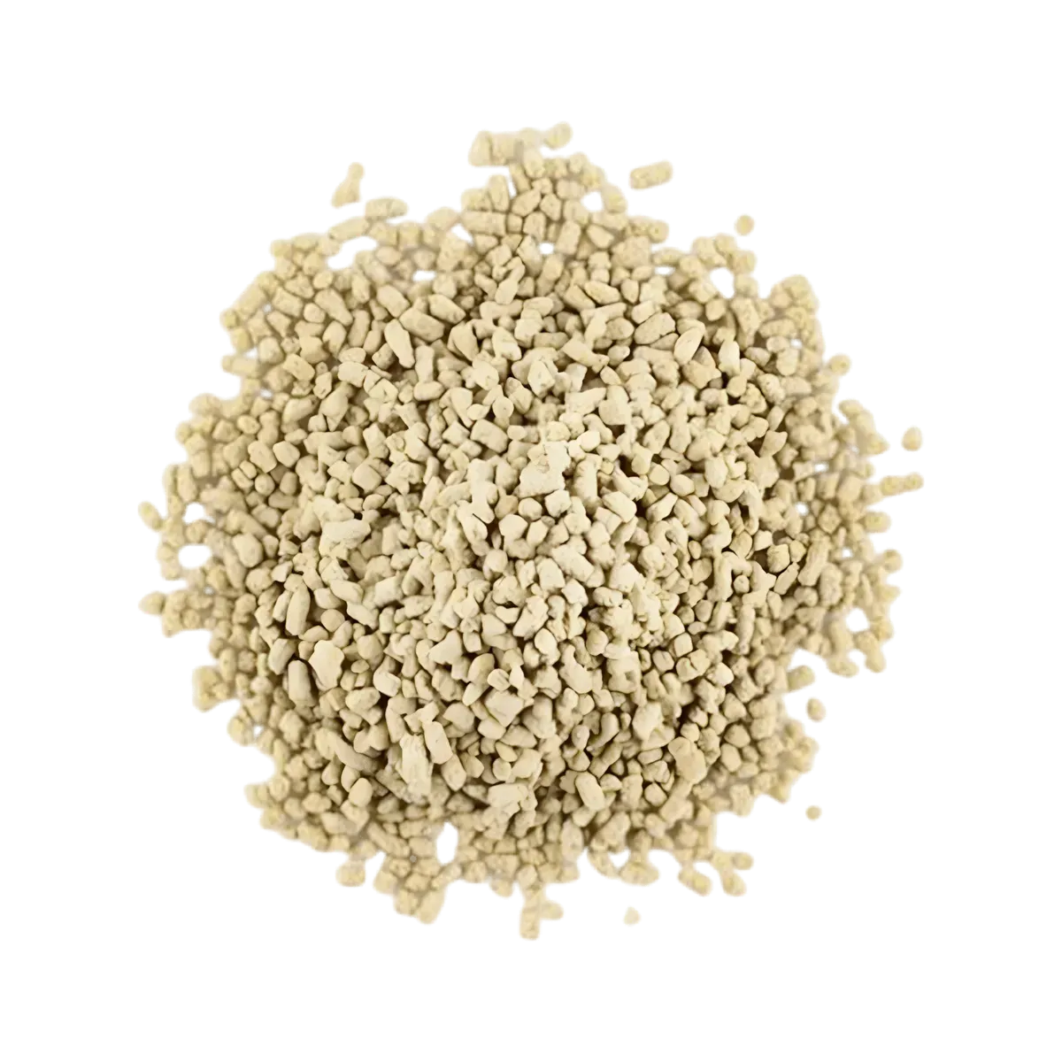 Gros plan sur les granulés de thé instantané STARLING ananas coco, texture fine pour infusion rapide et goût tropical.