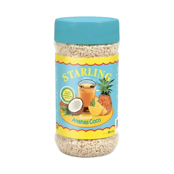 Thé à l'ananas et coco STARLING - vue alternative packaging | Épicerie africaine NKOSI