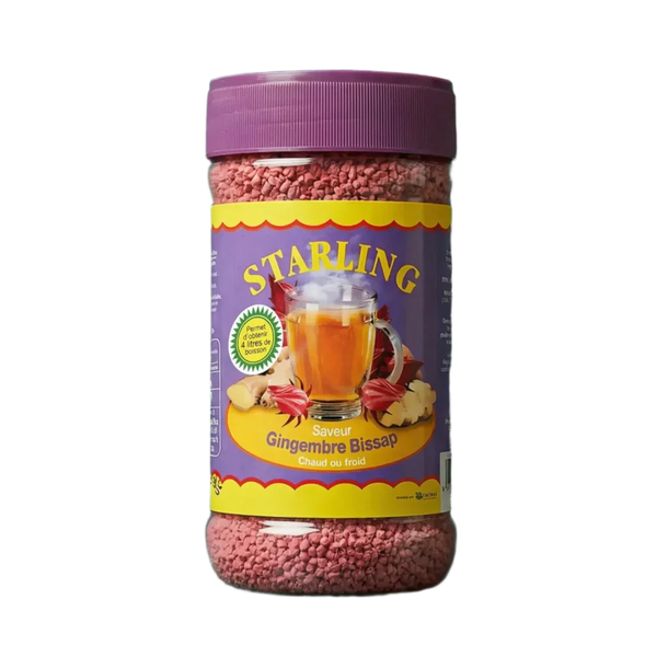 Thé au bissap et gingembre STARLING - vue alternative packaging | Épicerie africaine NKOSI