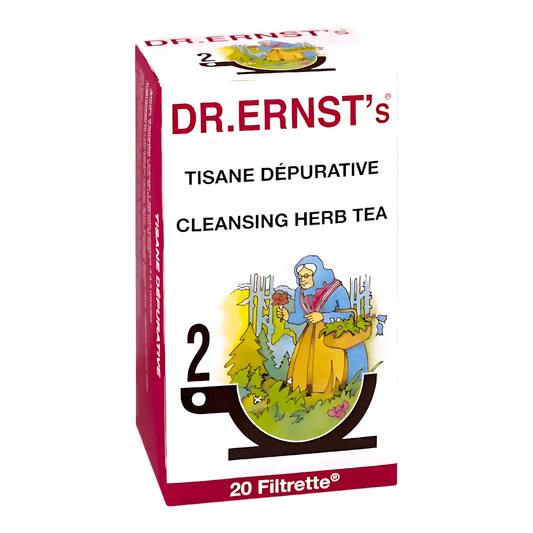 Boîte de Tisane Dépurative DR ERNST'S - Bien-être Plantes, infusion naturelle aux herbes pour soutenir les fonctions naturelles du corps.