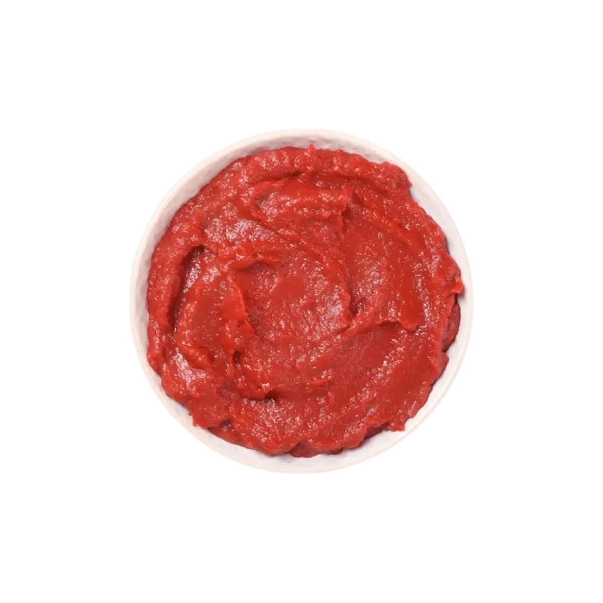 Bol de double concentré de tomate ROLLI à la texture épaisse et riche, idéal pour sauces. Produit d'épicerie salée pour cuisine maison.