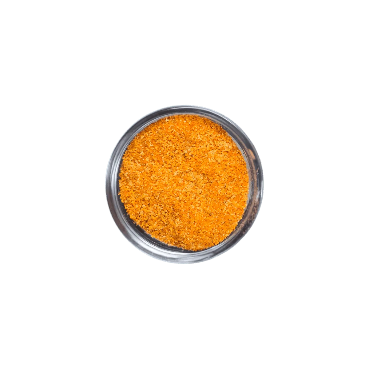 Vue rapprochée du mélange d'épices Tout en 1 Epices JUMBO - ÉPICERIE SALÉE - NKOSI, texture granulée orange idéale pour assaisonner divers plats.