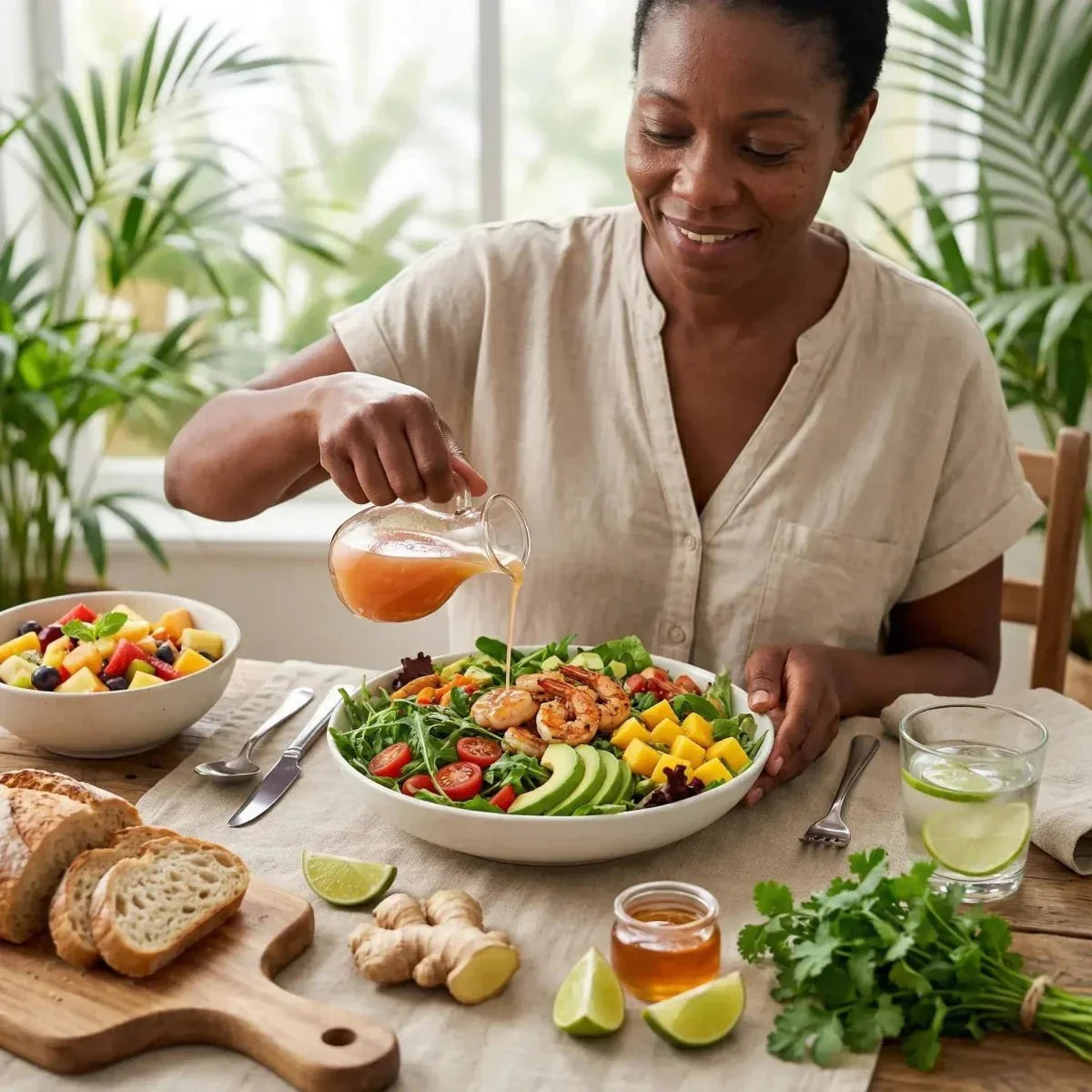 CREOLE FOOD, vinaigre de canne au gingembre.