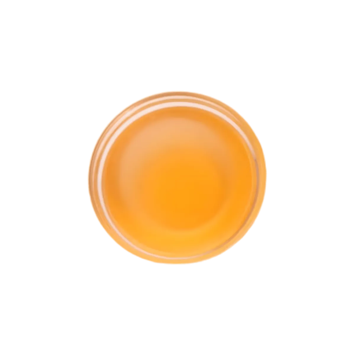 Vue du dessus du vinaigre de cidre MAILLE montrant sa couleur ambrée. Condiment fruité idéal pour la cuisine et l’assaisonnement.